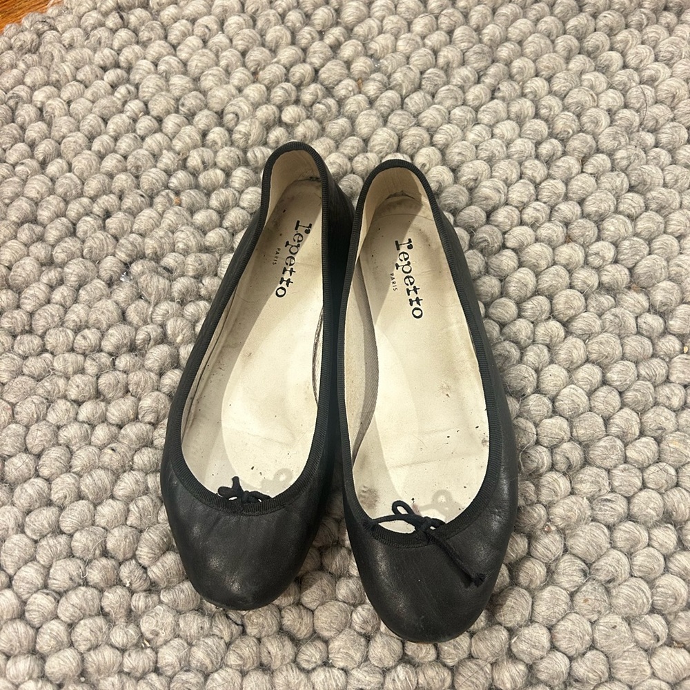 Repetto Black Ballet Flats